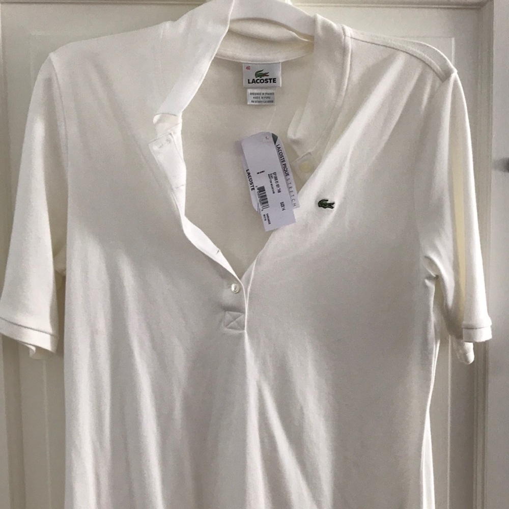 White Lacoste Dress